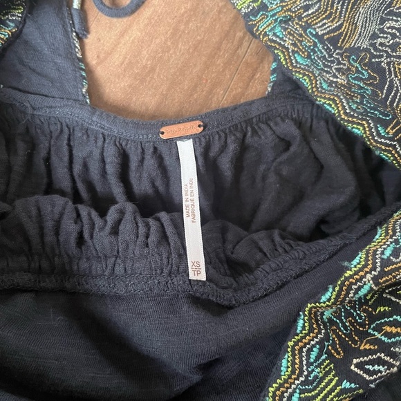 Free People Much Love Embroidered Tunic Top/Dress XS - Picture 5 of 6